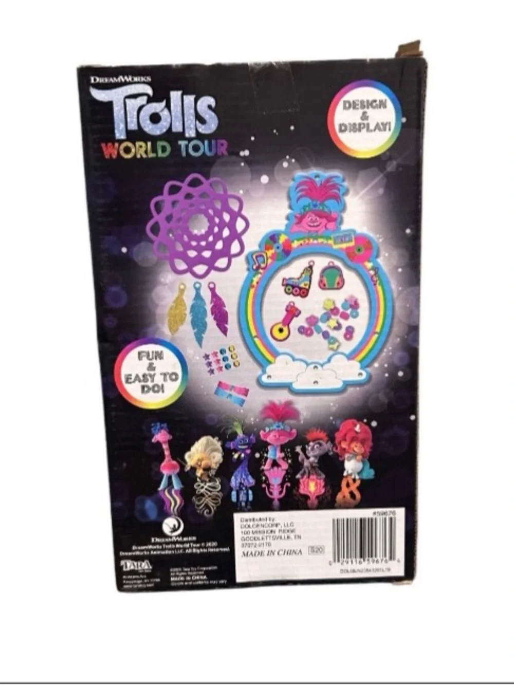 Trolls World Tour Wood Dreamcatcher Activity Design & Display Ages 3+ NEW